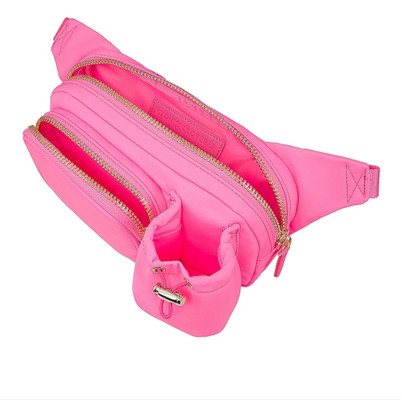 Stoney clover lane SPORTY fanny pack bubblegum pink nwt - Picture 2 of 5